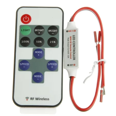 RF LED kontroler 12A s funkcijom pamćenja i prigušivačem