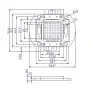 SMD LED Diode 100W, UV 380-385nm, AMPUL.eu