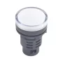 LED-indikator 36V, AD16-30D/S, för håldiameter 30mm, vit