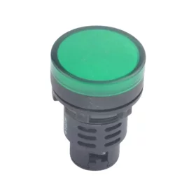 LED indicator 12V, AD16-30D/S, for hole diameter 30mm, green