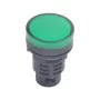 LED-indikator 12V, AD16-30D/S, for huldiameter 30mm, grøn