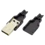Konektor USB typ A káblový, samec, AMPUL.eu