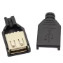 USB A típusú kábelcsatlakozó, női, AMPUL.eu