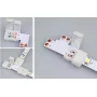 T 2-nastainen LED-nauhaliitin, 8mm – LED-lisävaruste