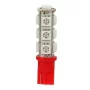 LED 13x 5050 SMD socket T10, W5W - Red, AMPUL.eu