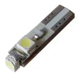 T5, 3x 3528 SMD LEDs - White, AMPUL.eu