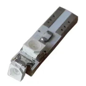 T5 Red LED Bulb with 3x 3528 SMD, 12V, 360°