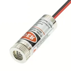 Modul laser albastru, 10mW, 405nm, cruce, AMPUL.eu