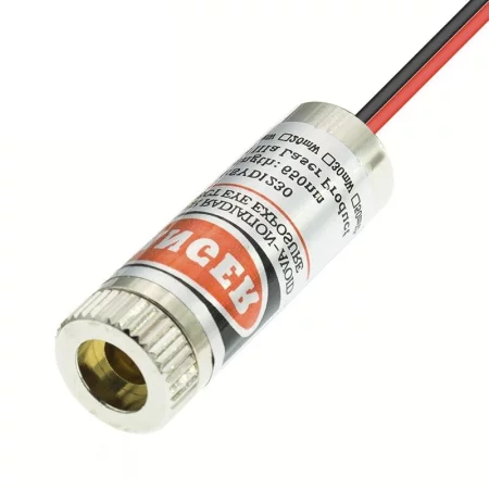 Module laser point rouge 5mW 650nm, lentille focalisable