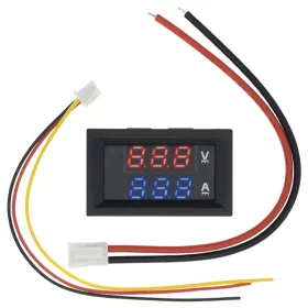 Digitalt voltmeter, amperemeter 0-100V DC, 10A, AMPUL.eu