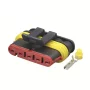AMP Superseal 1.5 IP67 vattentät kontakt, 1–6 stift