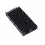 Dissipatore universale in alluminio 80x40x11mm con nastro adesivo termoconduttivo.