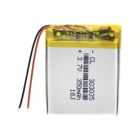 Batterie Li-Pol 350mAh, 3,7V, 303035, AMPUL.eu