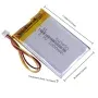 Li-Pol-Akku 1000mAh, 3,7V, 503450, 3polig, AMPUL.eu