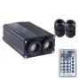 RGBW source for light (optical) fibers with 32W power. DMX support