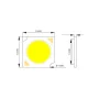 COB LED Dioda 3W, 13x13mm | AMPUL.eu