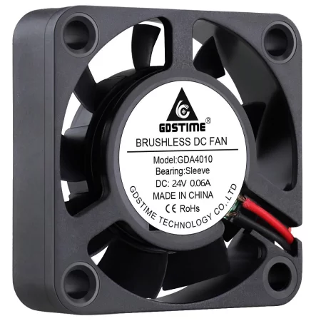 Wentylator 40x40x10mm, 24V DC, 7500RPM, XH2.54