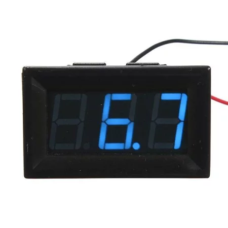 Digitales Voltmeter 3,2V - 30V, blaue Hintergrundbeleuchtung