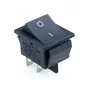 Interruptor basculante rectangular KCD4 negro 250V/15A