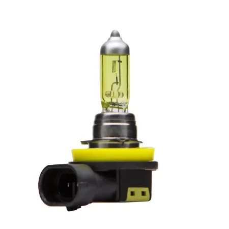 Halogen bulb with base H8, 35W, 12V - Yellow 3000K, AMPUL.eu