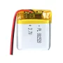 Li-Pol batteri 600mAh 3,7V 802528 med skyddschip