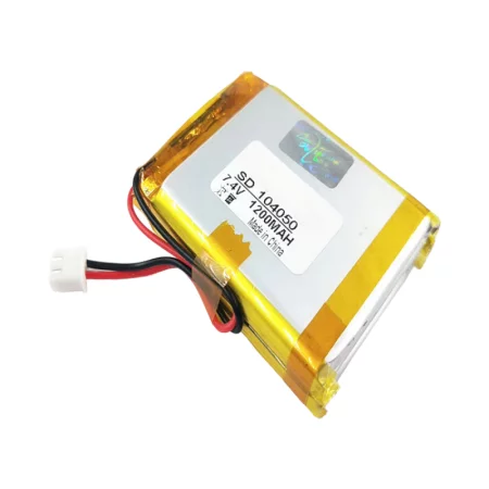 Batería de polímero de litio de 7,4 V y 1200 mAh con XH2.54