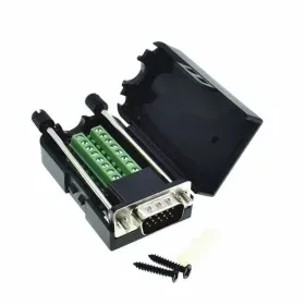D-SUB DE15 15-pin kábelcsatlakozó apa