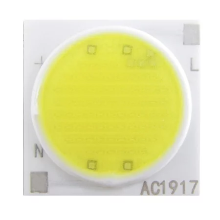COB LED-diode med keramisk PCB, 15W, AC 220-240V, 1500lm |
