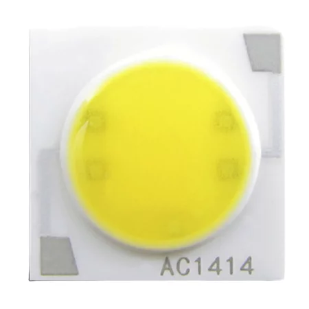 COB LED Diode with ceramic PCB, 5W, AC 220-240V, 500lm, AMPUL.eu