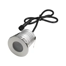 Vandtæt LED mini loftslampe 3W, rustfrit stål, AMPUL.eu