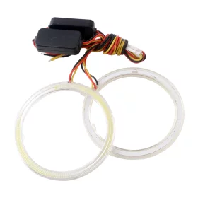 COB LED Ringe Durchmesser 80mm - Doppelfarbe weiß/gelb, AMPUL.eu
