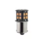 Oranžová LED žárovka BA15S 6V DC s 30 čipy SMD 2835