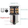 Bílá LED žárovka BA15S 6V DC s 30 SMD diodami pro veterány