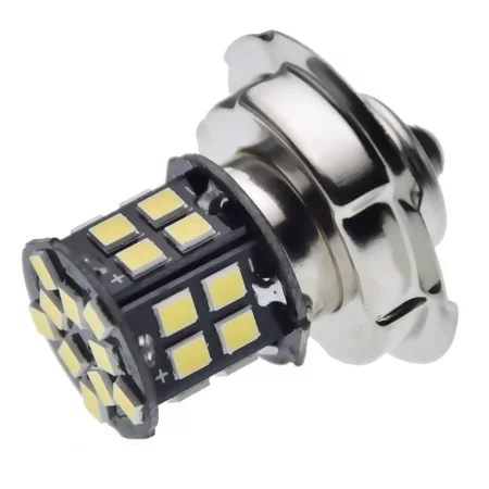 P26s, 30x SMD 2835 LED pære, 6V, hvid