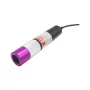 Moduł lasera fioletowy 405nm, 100mW, liniowy (zestaw), AMPUL.eu