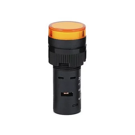 Lampka sygnalizacyjna LED 220V, AD16-16C, do otworu o średnicy
