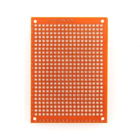 Printed circuit board prototype DIY single-sided, 50x70mm
