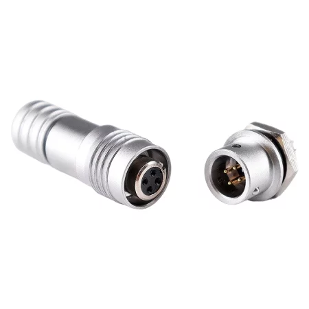 Złączka przyłączeniowa XS6, metal, IP65, bagnetowa