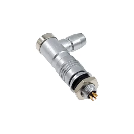 Conector mini panel metálico XS6, impermeable, 2-5 pines, IP65