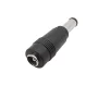 Conector DC mamă-tată 5,5x2,1mm la 6,0x4,4mm, 40mm