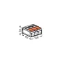 Wago 221-413 connecting clamp, transparent, 3-pin