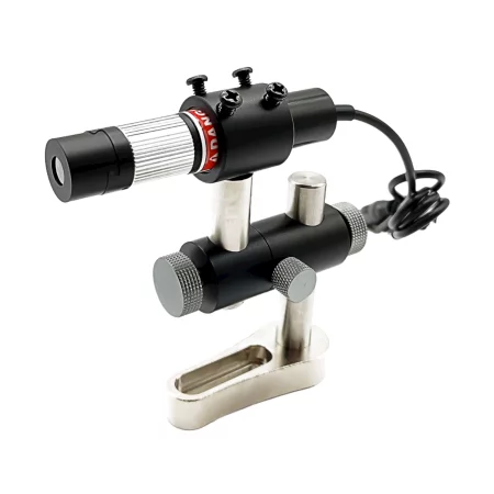 Modul laser roșu 650nm, cruce, cu suport reglabil