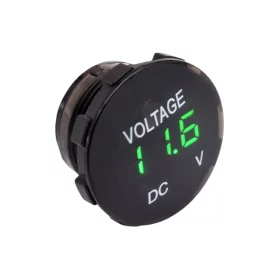 Voltmètre numérique 6V - 33V, rétroéclairage vert | AMPUL.eu