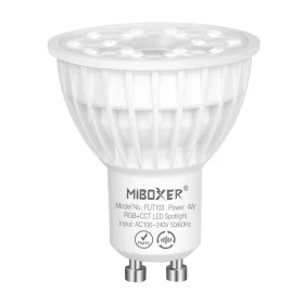 MiBoxer LED-lamppu GU10 ohjataan 2.4Ghz:n kautta, RGB + CCT