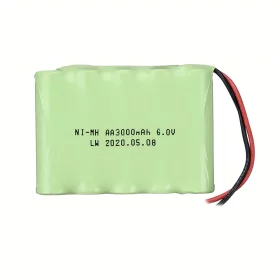 Ni-MH-batteri 3000mAh, 6V, Mini-Fit 5557-2P, AMPUL.eu