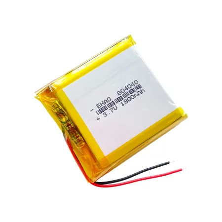 Li-Pol-batteri 1500mAh, 3,7V, modell 804040