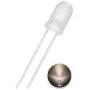 Diodo LED 5mm blanco cálido difuso con 2000 mcd