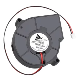 Účinný dmychadlový ventilátor 75x75x25mm pro 24V DC