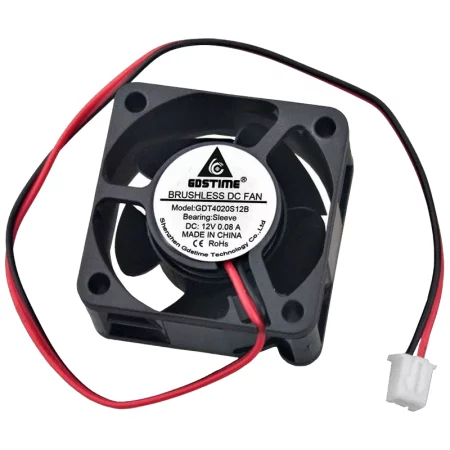 Ventilateur 40x40x20mm 12V DC avec connecteur XH2.54 2Pin