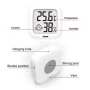 Digital thermometer with hygrometer, -20°C - 60°C, white